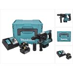 Makita DHR243RGJ Akku Bohrhammer 18 V 2,0 J SDS plus Brushless inklusive 2x Akku 6,0 Ah inklusive Ladegerät inklusive Makpac