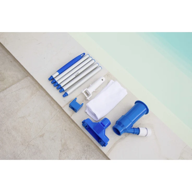 Steinbach Bodensauger Duo - mit 1,5 m Alustange und Adapter Venturi Poolreiniger – Bild 2