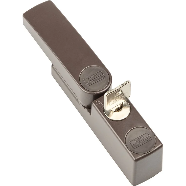 BURG-WÄCHTER Winsafe WS 11 W SB Fenstersicherung, 1 Stück, 142 x 24 x 35 mm, weiß – Bild 3