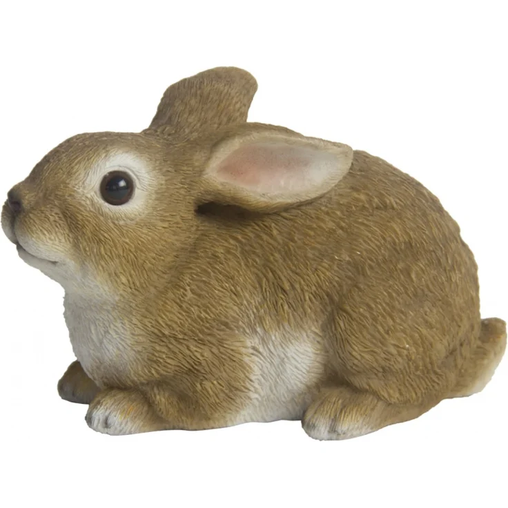 hase liegend 16 x 10 cm Polyresin braun