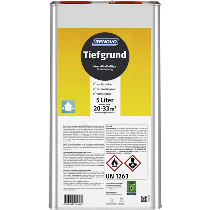 Renovo - Tiefengrundierung, farblos - transparent 4006559049381