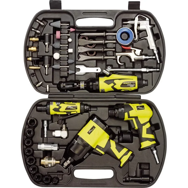 DRAPER sfatk-68 Storm Force Air Tool Kit, Blau, Set 68 tlg.