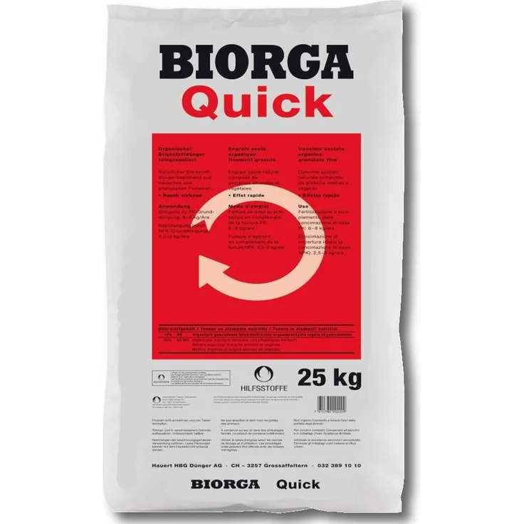 HAUERT BIORGA Quick Gemüsedünger 25 kg Naturdünger - Hauert