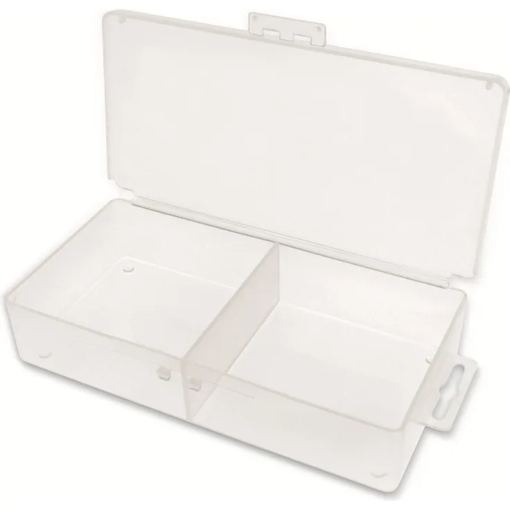 Sortimentsbox, 173x86x35, 2 Fächer, PP, transparent