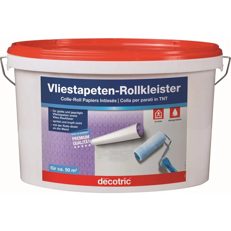Decotric Rollkleister 10 kg, Ergiebigkeit 50 m², geeignet für Vliestapeten