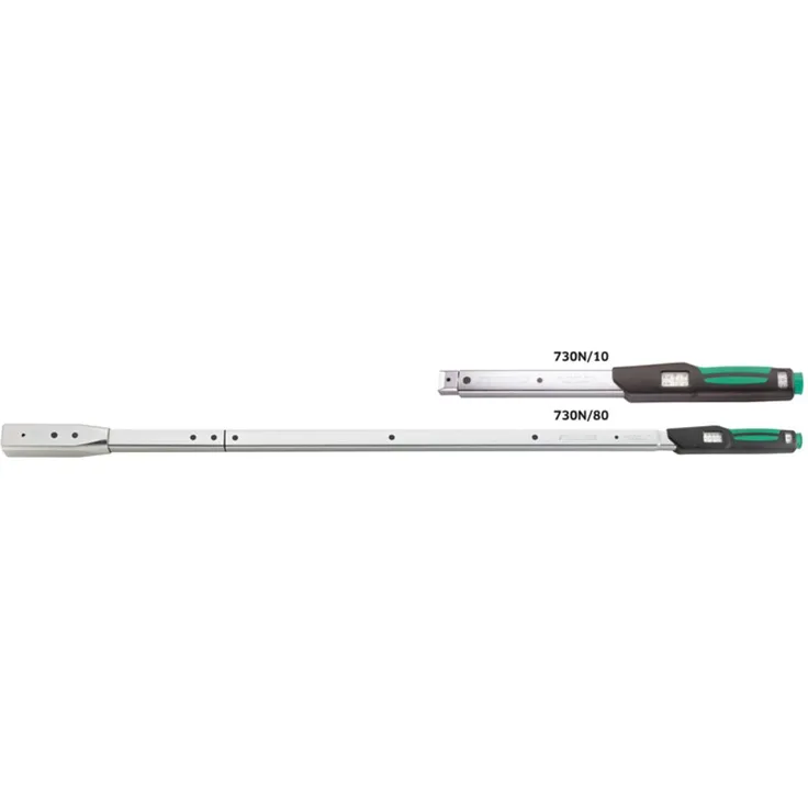 Stahlwille mechanischer Drehmomentschlüssel, Grundgerät mit Aufnahme für Einsteckwerkzeuge Größe 5, 10-50 Nm, 730N-5