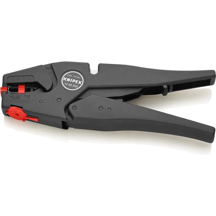KNIPEX 12 40 200 Selbsteinstellende Abisolierzange 200 mm