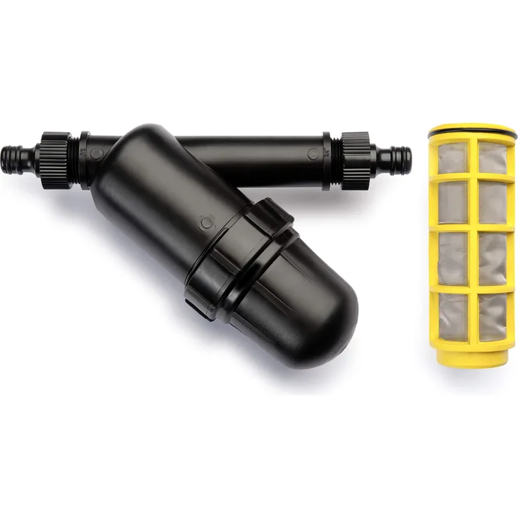 REHAU Wasserfilter mit Sieb, verhindert Verunreinigungen, verlängert Lebensdauer von Perlschlauch/Tropfschlauch/Regner