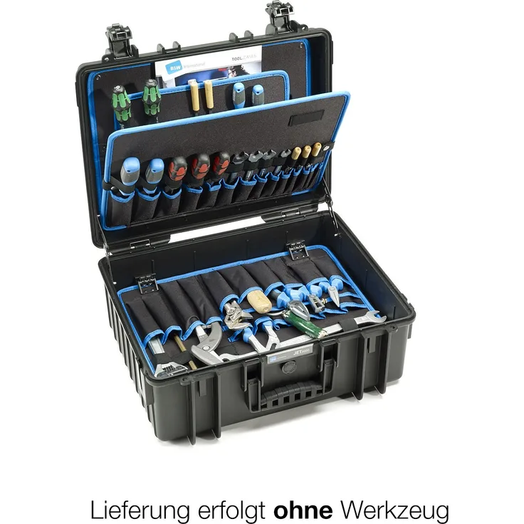 B&W Werkzeugkoffer JET 6000 (extrem robust, schlagfest, staubdicht und spritzwassergeschützt, 510 x 419 x 215 mm) 117.18P