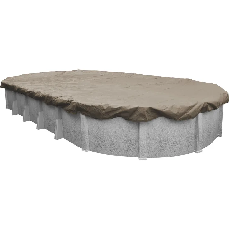 Robelle 571015-4-ROB Defender Winter Oval Above-Ground Pool Cover, 10 x 15-ft, 07