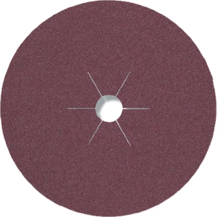 Klingspor 11009 Schleif - Fiberscheibe CS 561, 125X22 mm, 25 Stk. Korn: 16, 16-25 Stück, 125 x 22 mm Sternloch