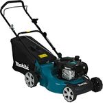 Makita PLM4620N2 Benzin-Rasenmäher 46 cm, 2200 Watt Leistung, 46 cm Schnittbreite, 60 l Grasfangkorb, 150 ccm Hubraum