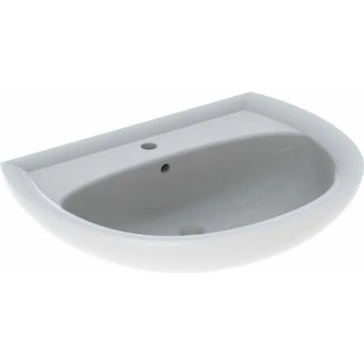 Geberit Keramag Renova Waschtisch B:65xT:51 cm 1 Hahnloch mit Überlauf manhattan 223065010