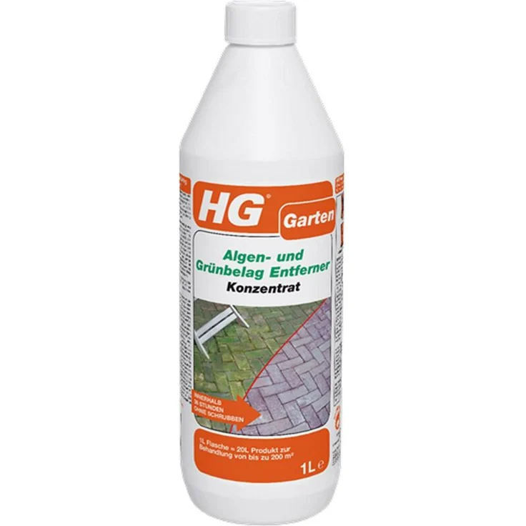 HG Algen- und Grünbelagentferner 1 Liter - HG – Bild 1