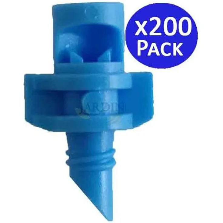 90º Bewässerungs-Mikrosprinkler. Erreichen Sie 1 bis 1,5 m. 200 Einheiten