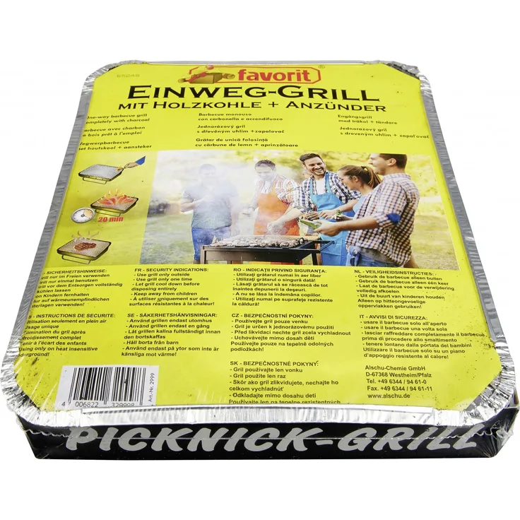 Favorit Einweg- und Picknick-Grill