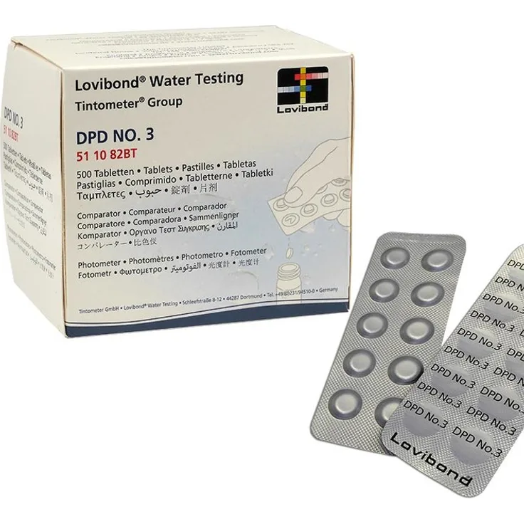 Lovibond DPD 3 Photometer 500 Tabletten (50 Streifen)