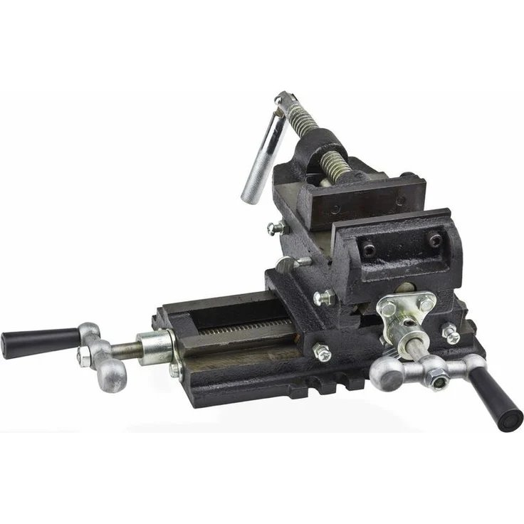 2-Achsen Maschinenschraubstock Schraubstock 100 mm Backenbreite