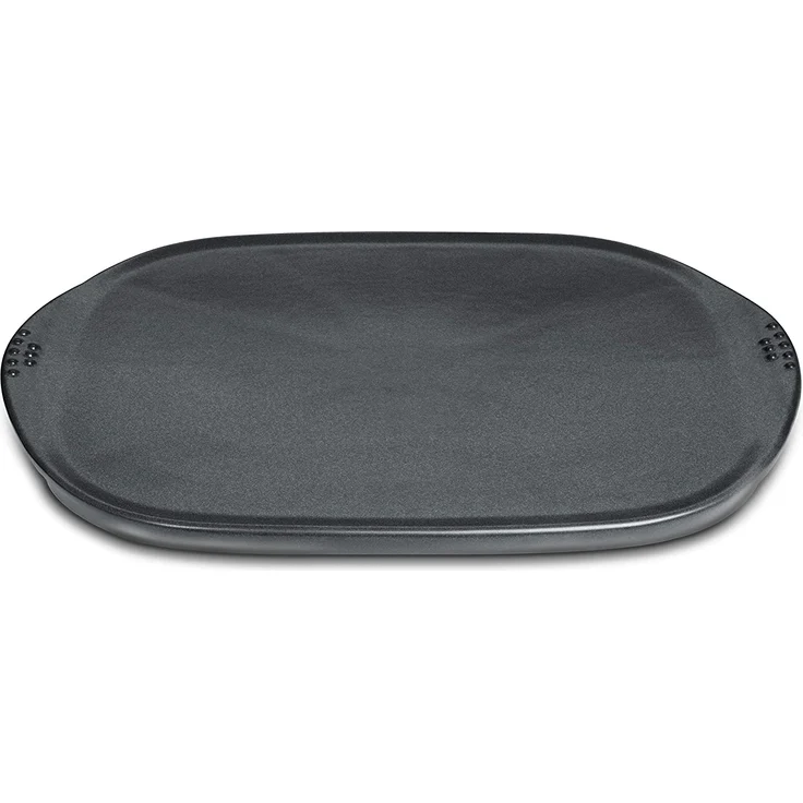 Weber 17509 Grillplatte Keramik groß, schwarz, 49x35 cm, Antihaftoberfäche – Bild 2
