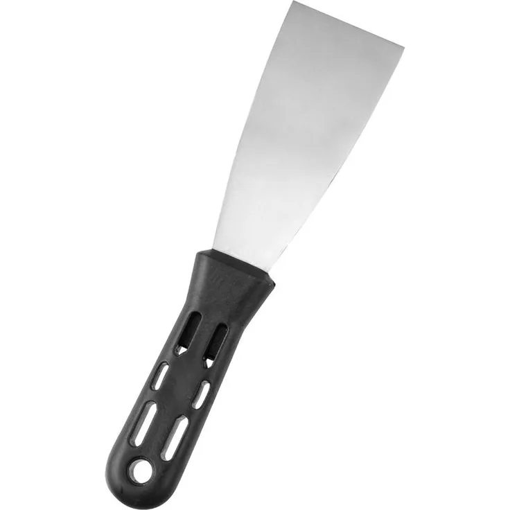 Malerspachtel Edelstahl mit Kunststoffgriff, 80mm - Mako