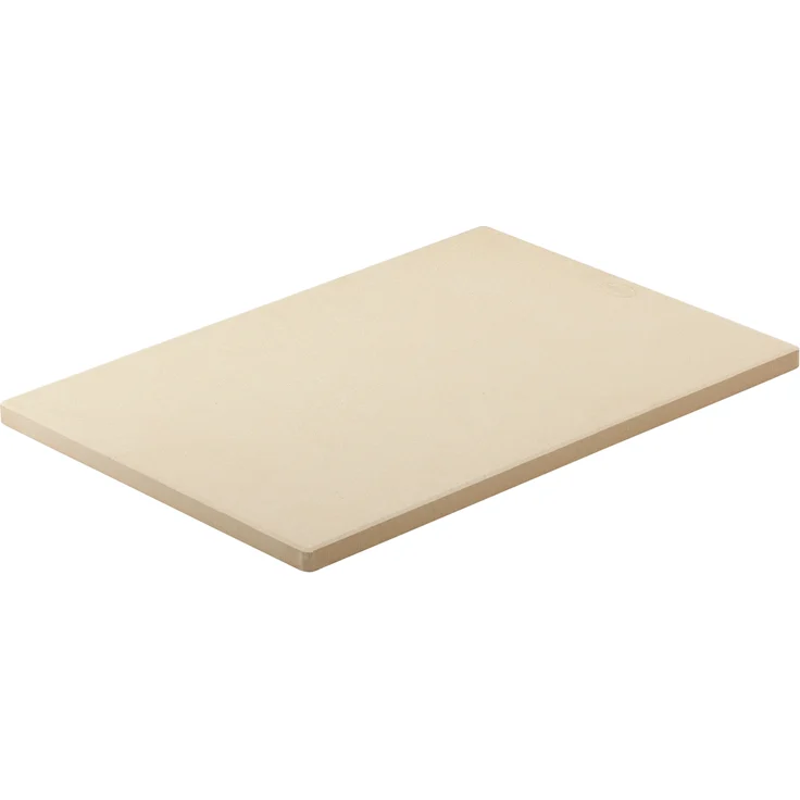 RÖSLE Pizzastein rechteckig, Hochwertiger Pizzastein aus Schamott zur Zubereitung von Pizza, Flammkuchen, Brot usw. auf dem Grill oder im Backofen, 42 x 30 cm – Bild 1