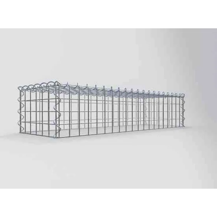 Gabiona Anbaugabione Typ 3 100 cm x 20 cm x 30 cm (L x H x T), Maschenweite 5 cm x 5 4251062704610