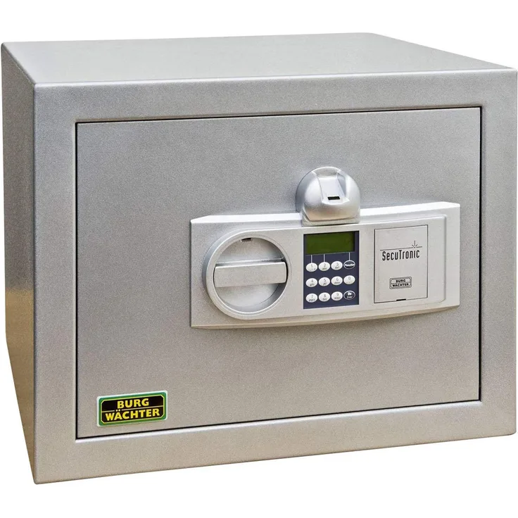 BURG-WÄCHTER Wertschutzschrank, MT 640 E FP, Mit elektronischem Zahlenschloss und Fingerscan-Modul, Widerstandsgrad N