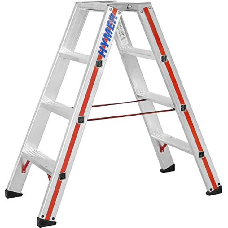 Hymer Klapptritt mit 2x4 Stufen (beidseitig begehbar, Standhöhe 45 cm, verstärkte Stufen, Spreizsicherung) 802408