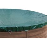 Grasekamp Abdeckplane für Pool rund 550cm Planenmaß 610cm Sommer Winter