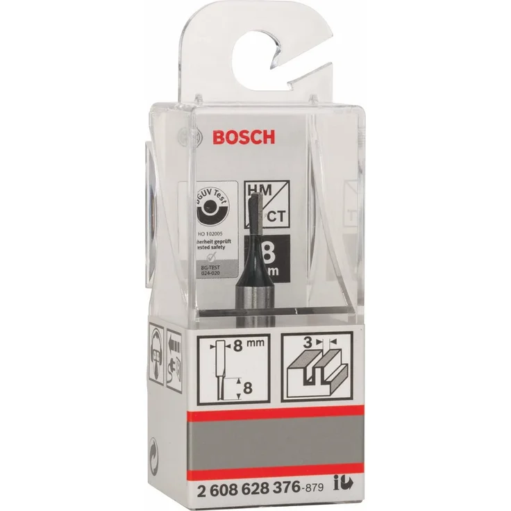 Bosch Professional Nutfräser Standard for Wood (für Holz, Ø 3 mm, Arbeitslänge 8 mm, Zubehör Handfräse) – Bild 2