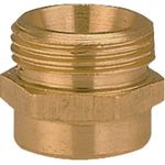 Gardena Messing-Reduzier-Gewindenippel: Messing-Anschlussstück zur Gewindereduzierung für z.B. Pumpen, 33.3 mm (G 1 Zoll)-AG-26.5 mm (G 3-4 Zoll)-IG (7265-20)