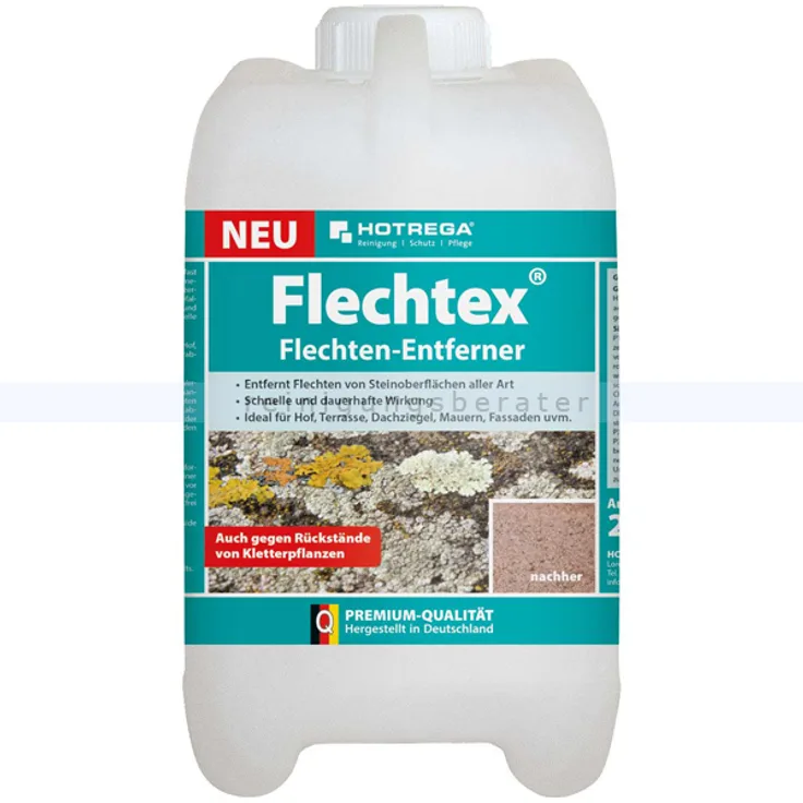 Hotrega GmbH Flechtex Flechten-Entferner Hotrega 2 L entfernt Flechten von Oberflächen aller Art