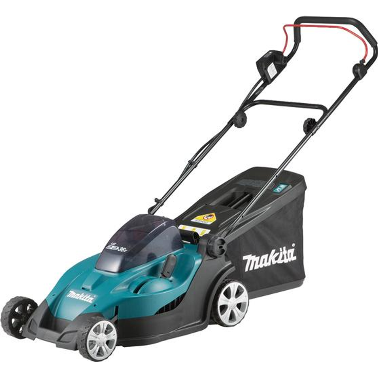 Makita DLM431PT2 Akku-Rasenmäher 2x18V - 5,0 Ah - 43 cm, 36 V, Schwarz, Blau