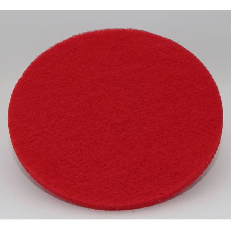 Schleif- und Polierpad 10 mm (Normalpad) 406 mm Rot