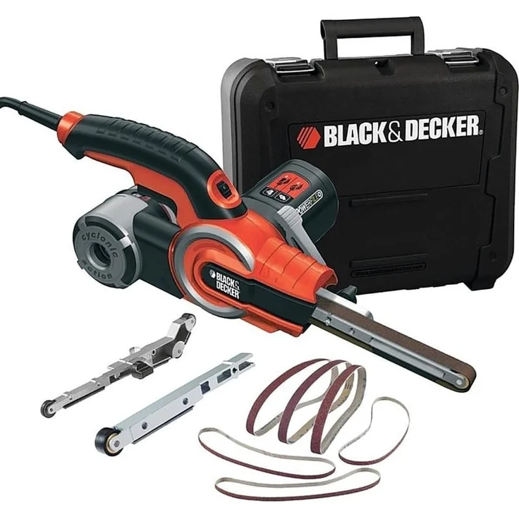 Black und Decker KA902EK Stabschleifer Elektrofeile, Absaugvorrichtung, 400 W Staubabsaugung – Bild 1