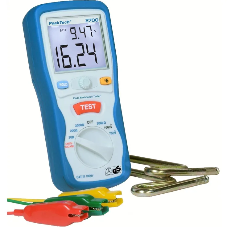 PeakTech 2700-2 - Erdungswiderstandsprüfgeraet