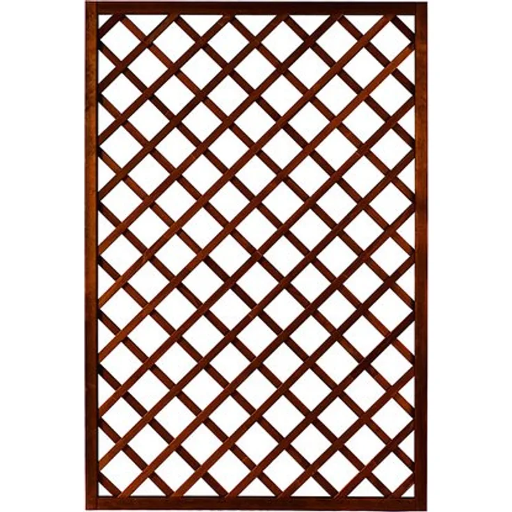 Andrewex Sichtschutzzaun-Element Pergola Braun 180 cm x 120 cm