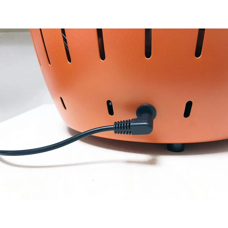 LotusGrill G340 Holzkohlegrill rauchfrei, mandarinorange, Ø 32 cm – Bild 4