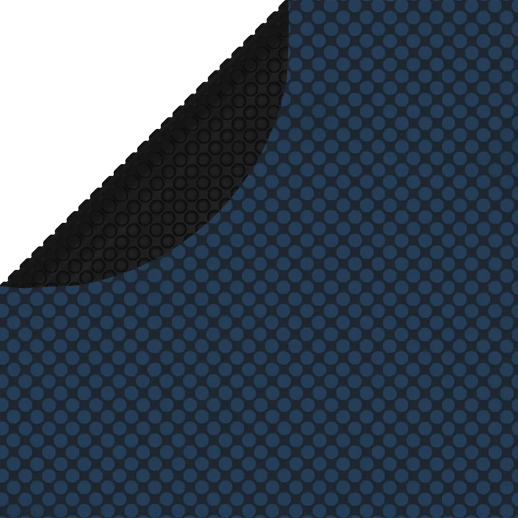 vidaXL Treibende Pool-Solarplane PE 210 cm Schwarz und Blau – Bild 1