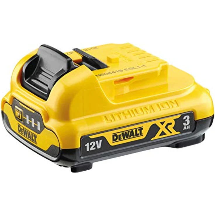 DeWALT DCB124-XJ XR Ersatz-Akku, 12V - 3Ah, Schwarz-Gelb - ohne Ladegerät