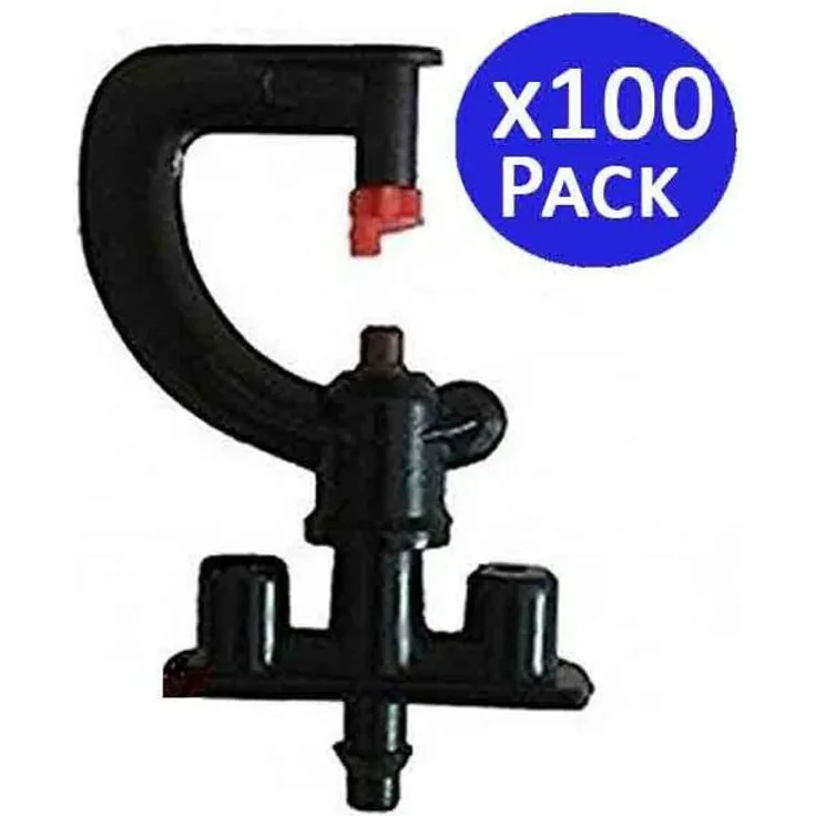 180º Bewässerungs-Mikrosprinkler. 100 Einheiten