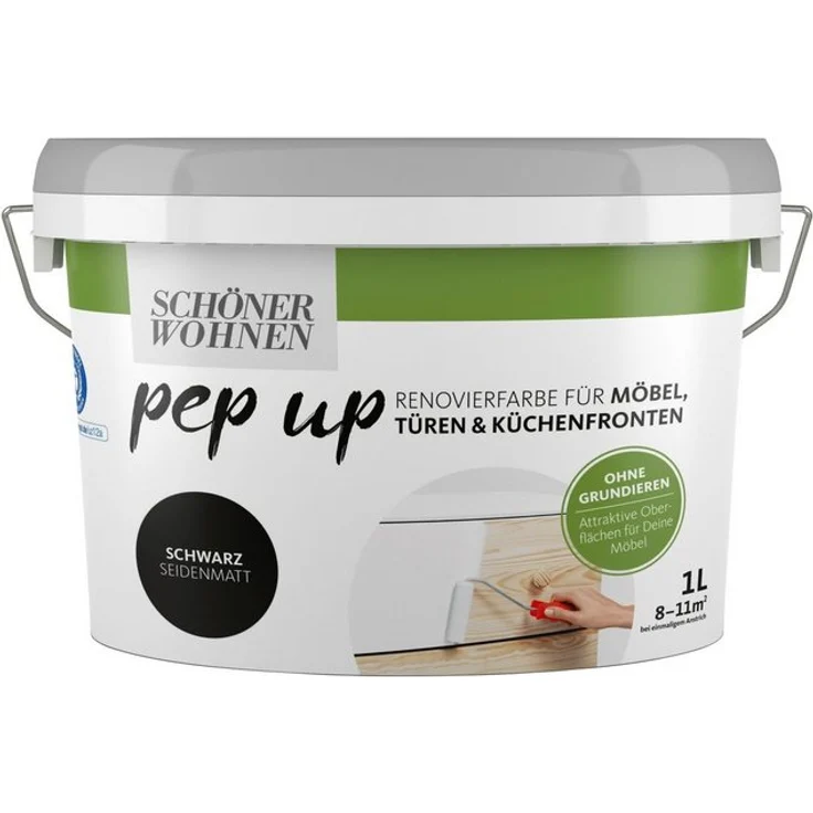 SCHÖNER WOHNEN-Kollektion Lack pep up - schwarz – Bild 1