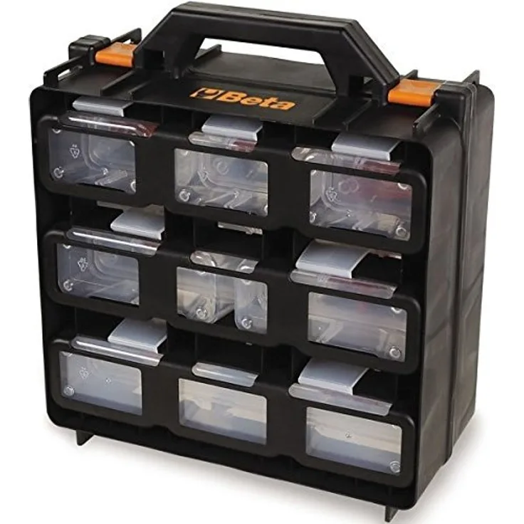 Beta 2080-V12 Koffer Organizer mit 12 Saatschalen Seitenwänden