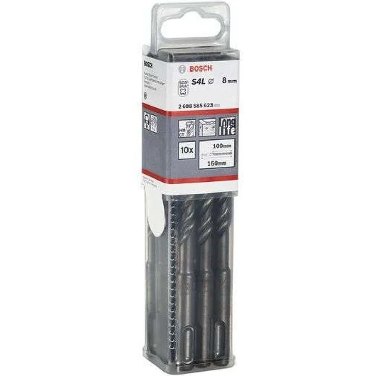 Bosch Professional Hammerbohrer SDS-plus-5 (10 Stück, Ø 8 mm) 2608585623 - Preisvergleich – Bild 1