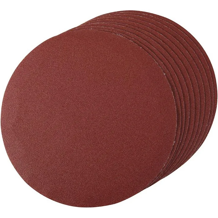 Silverline 427660 Klettschleifscheiben, 180 mm, 10er-Pckg. 120er-Körnung