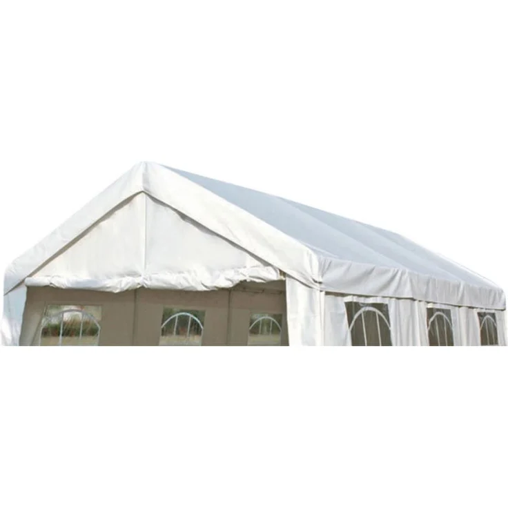 Ersatzdach - Dachplane PALMA für Zelt 3x6 Meter, PVC weiss 480g-m², incl. Spanngummis – Bild 1
