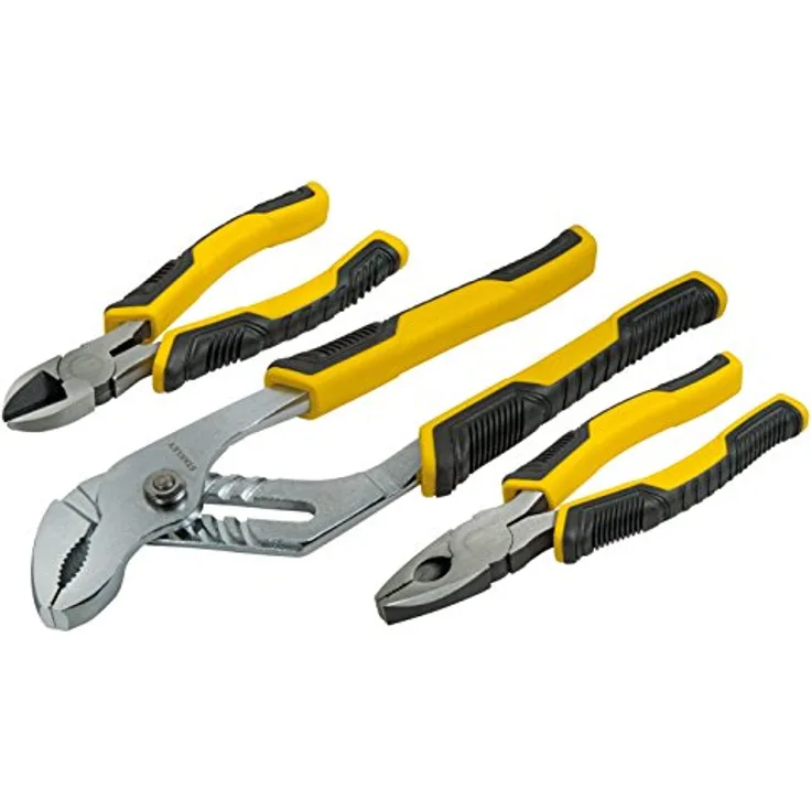Stanley STHT0-74471 Zangenset Control-Grip, 3-teilig, Multi, Einheitsgröße