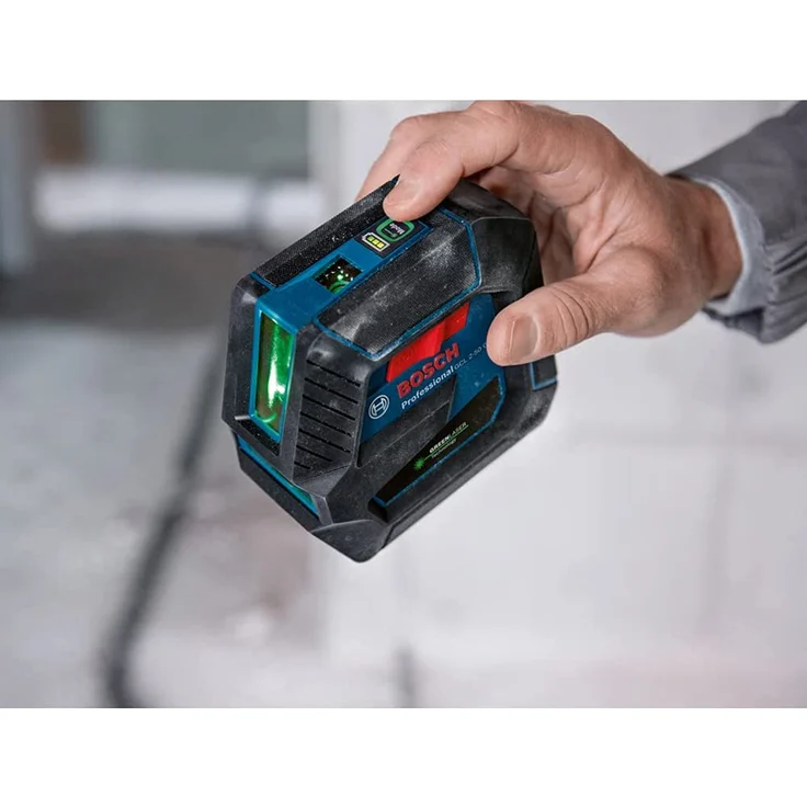 Bosch GCL 2-50 G Professional Linienlaser Nivelliergerät Projektion 2 Linien 2 Punkte, Staub- und Spritzwassergeschützt – Bild 3