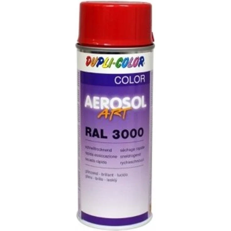 Dupli-Color 732959 Aerosol Art Ral 3000 glänzend 400 ml – Bild 1
