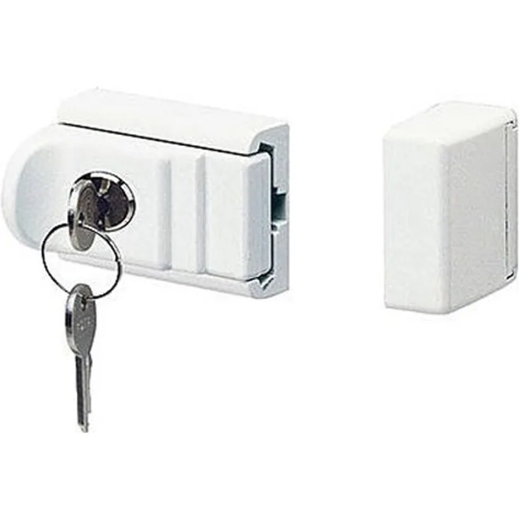 BURG-WÄCHTER Komfort-Riegel RZ 60 Falz-Fenster u. Türen weiß z.